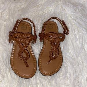 Brown Sandals for Toddler Girl, size 8